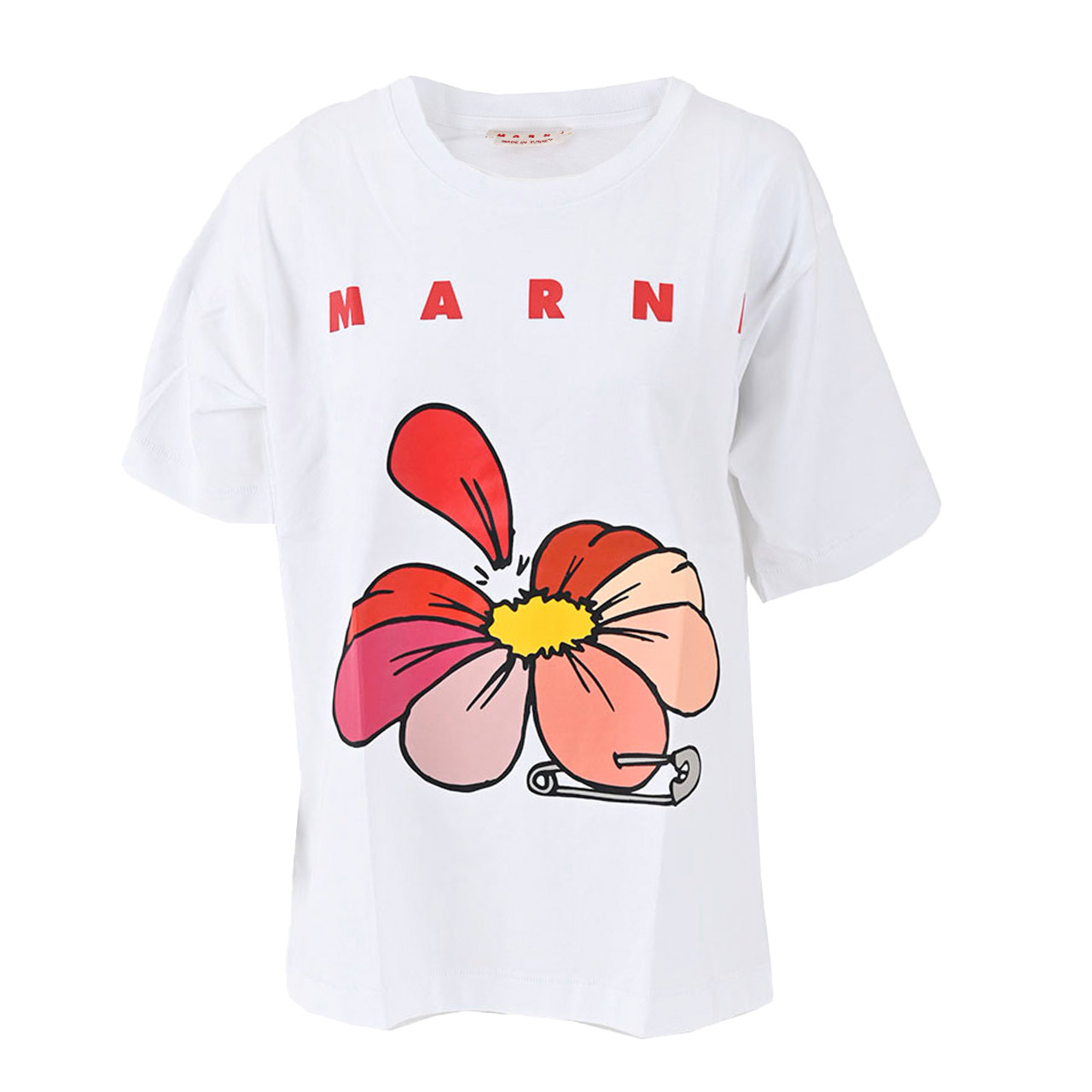 マルニ Tシャツ ホワイト レディース MARNI THJEL32EPT USCR140 0W01