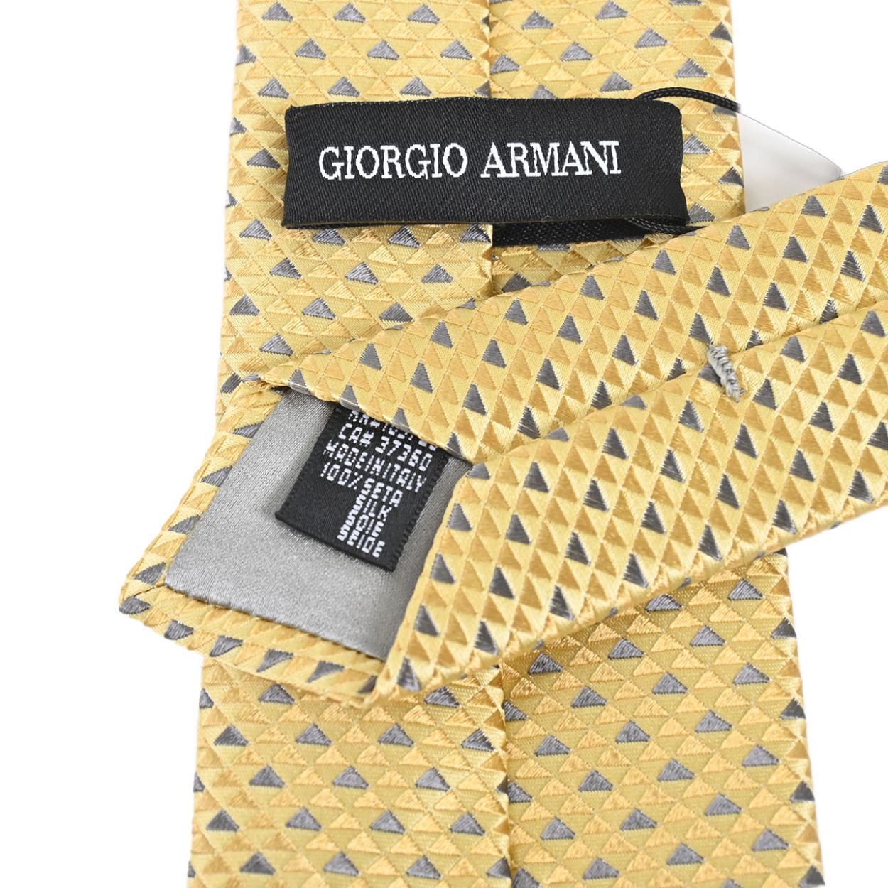 ジョルジオ アルマーニ ネクタイ イエロー メンズ GIORGIO ARMANI