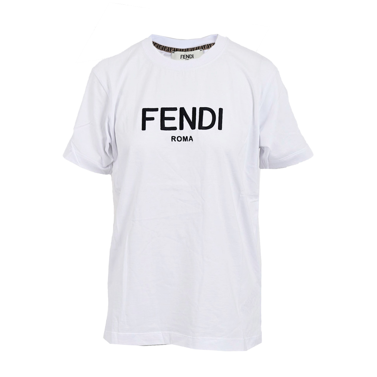 フェンディ FENDI Tシャツ ALCA FS7254 F0ZNM ホワイト 2022AW 