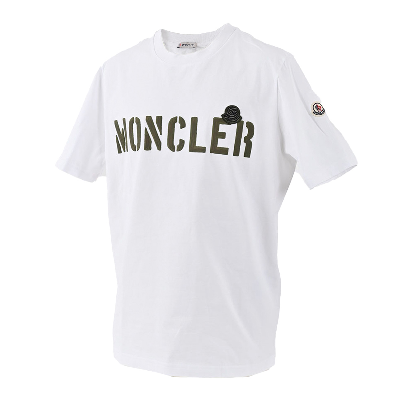 モンクレール MONCLER Tシャツ 8C00029 8390T 002 ホワイト 2023SS