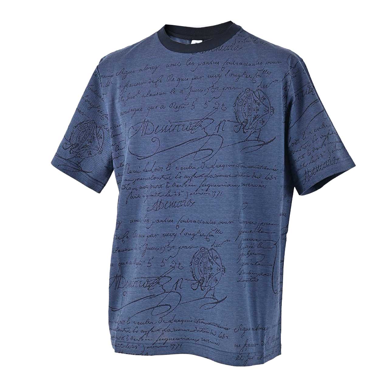 ベルルッティ BERLUTI Tシャツ R24JRS102 001 N33 ネイビー 2023SS