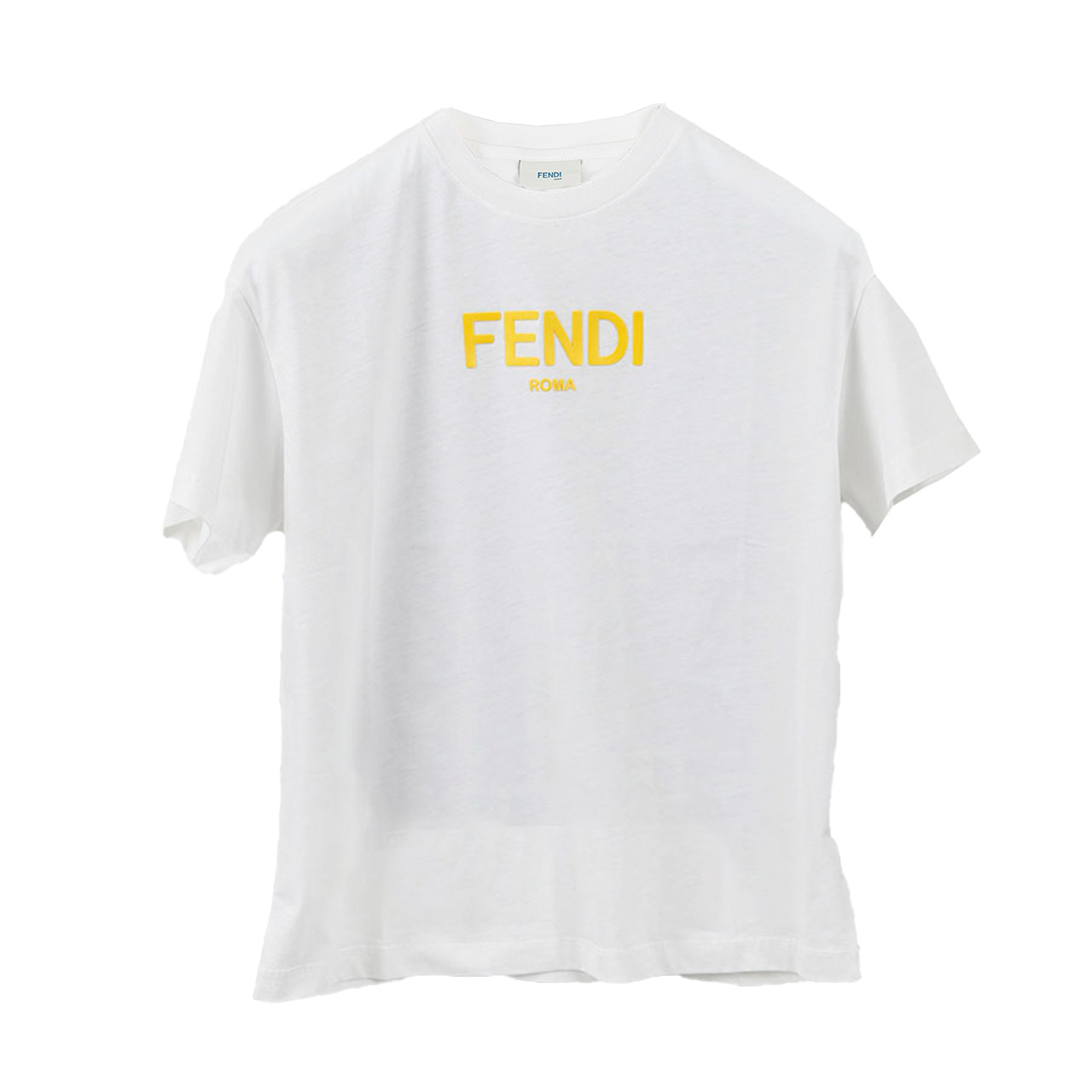 最安値挑戦！ フェンディ キッズ サークルロゴ Tシャツ レディース