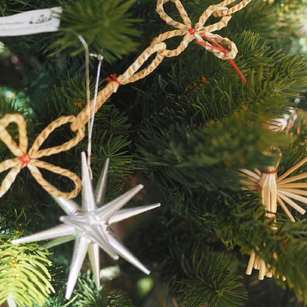 Albin preissler アルビン・プライスラー 立体星のオーナメント ベツレヘムの星 銀の星 立体 大 3D 木製オーナメント ニキティキ  クリスマス