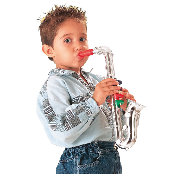 bontempi ボンテンピ シルバーサックスフォン 4keys 37cm 【323931】 子供用楽器 3歳から 吹奏楽器 管楽器 おもちゃ 知育玩具  :60-323931:木のおもちゃ ユーロバス 通販 