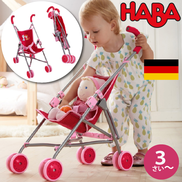 HABA ハバ ドールバギー [ HA303815 ] ドイツ 半年 6ヶ月 ブラザージョルダン ごっこ遊び お世話 乳母車 ぬいぐるみ 折りたたみ  :92-HA303815:木のおもちゃ ユーロバス - 通販 - Yahoo!ショッピング