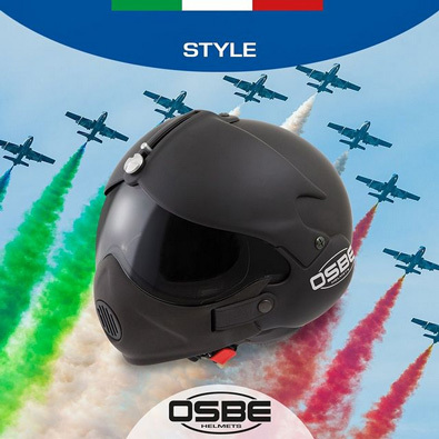 OSBEパイロットヘルメットへ