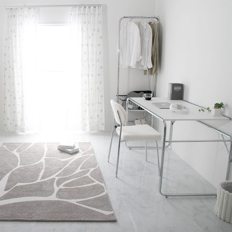 グラムスタイル MONOA+ デスク フォンド 133x65x70cm ホワイト家具