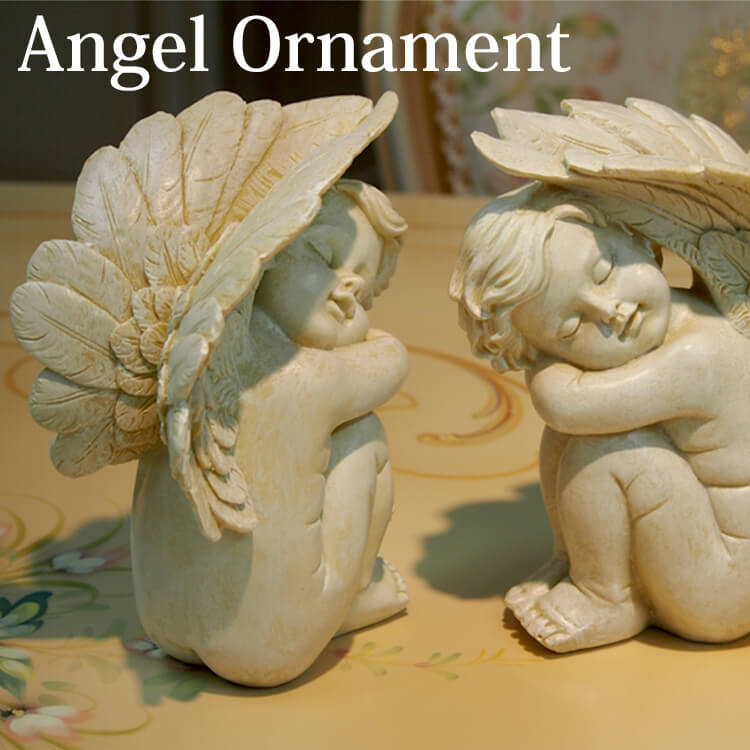 エンジェル オーナメント 天使の置物 Angel レジン オブジェ