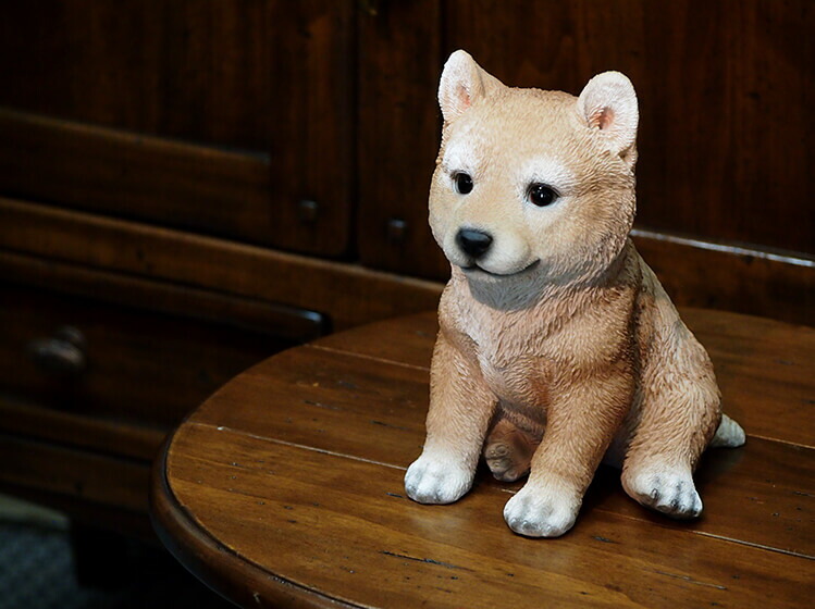 置物 ドック オーナメント 豆柴 柴犬 シバ 犬 茶色 親単品 犬の 置物 ドック オーナメント 豆柴 柴犬 シバ 犬 茶色 親単品 犬の