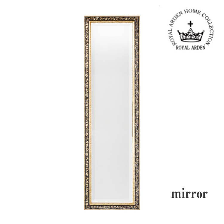 鏡 ミラー姿見 ガラス ゴージャス エレガント アンティーク調