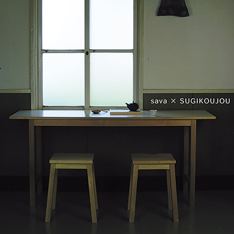 杉工場 デスク 白 shiroシリーズ sava SUGIKOUJOU スモールサイズ 机