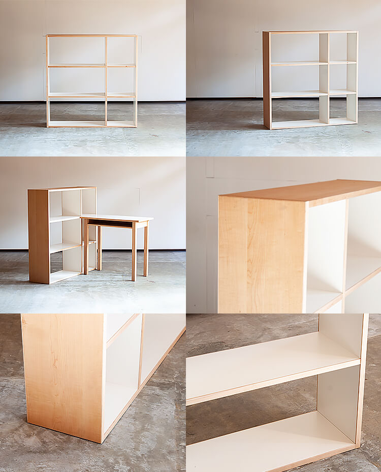 杉工場 シェルフ 書棚 ラック shelf 白 shiro シリーズ sava