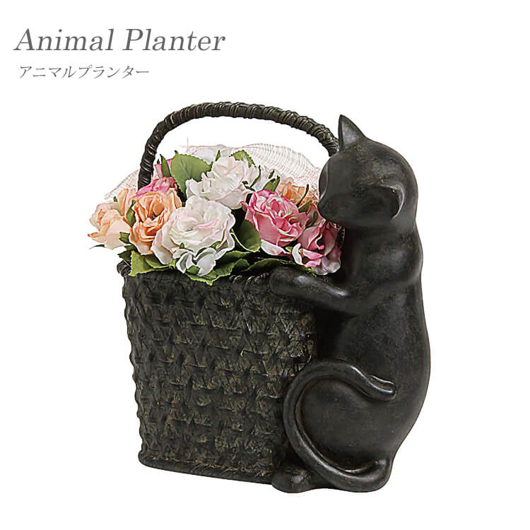 ガーデニング うさぎ プランター カバー ウサギ 植木鉢 アンティーク