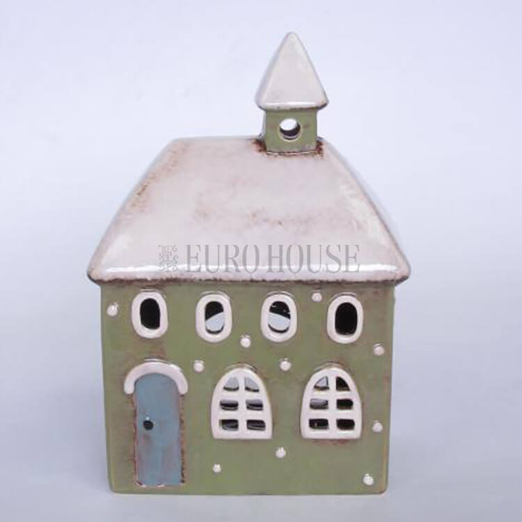 キャンドルハウス Candle House 陶器 ディスプレイ ガーデン 庭 雑貨