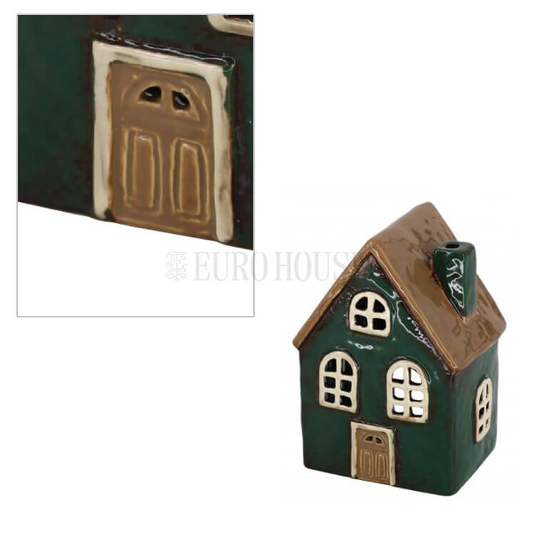 キャンドルハウス Candle House 陶器 ディスプレイ ガーデン 庭 雑貨