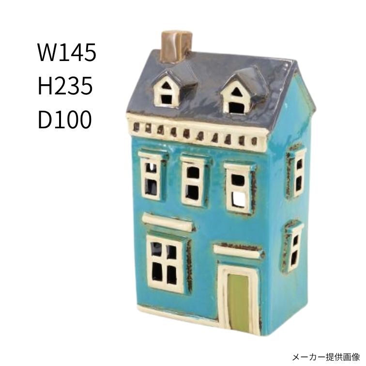 キャンドルハウス Candle House 陶器 ディスプレイ ガーデン 庭 雑貨