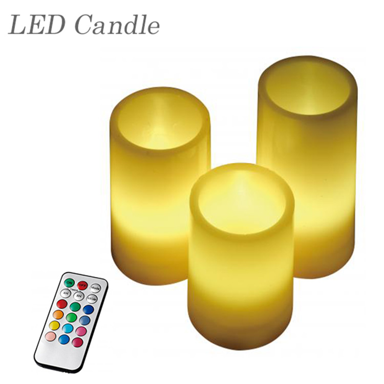 LEDろうそく風キャンドル大中小ミニ 合計29個セット LEDキャンドル 大中小3個セット リモコン付 ライト right 灯り