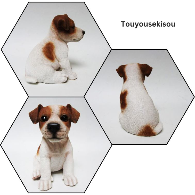 置物 犬の置物 ジャック ラッセルテリア ペット グッズ 本物 リアル