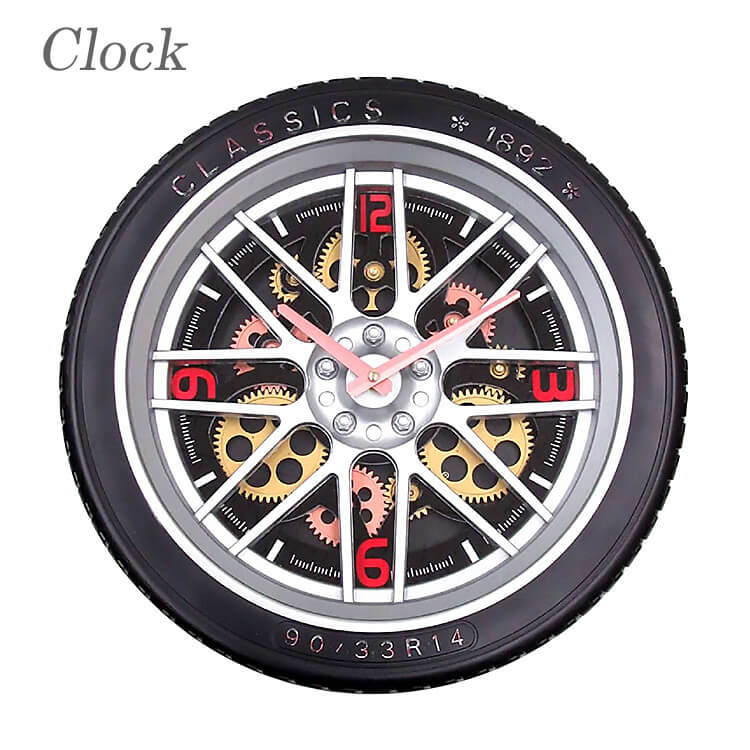 壁掛け時計 おしゃれ 掛け時計 時計 clock 歯車 gearclock クラシック