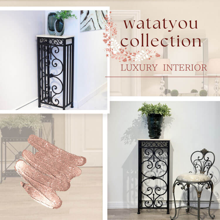 アンティーク 大理石コンソールテーブル　送料込み A37980 高級人造大理石サイドテーブル ．コンソールテーブル 玄関