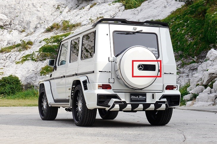 Mercedes-Benz 純正品 スペアタイヤ カバー エンブレム W463