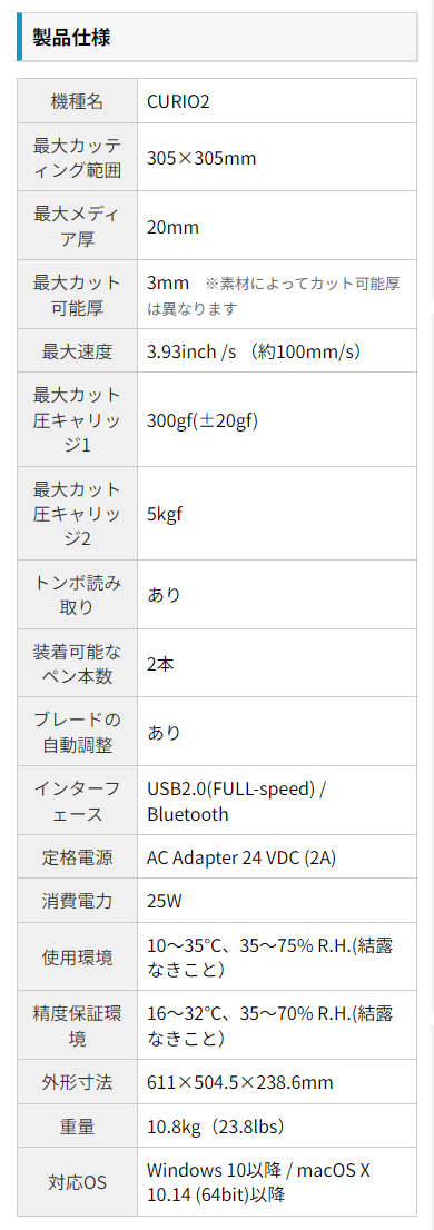 製品仕様