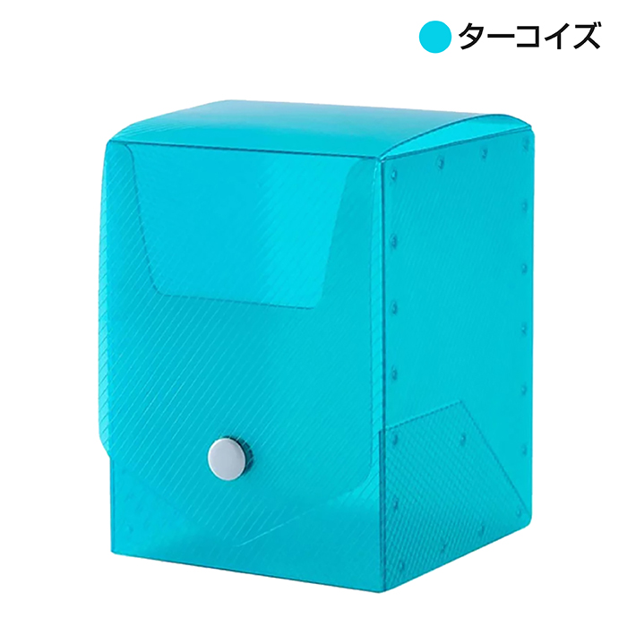アンサー トレカデッキケース ソフトタイプ クリア ブラック ブルー グリーン パープル レッド イエロー オレンジ ターコイズ ピンク 選べる カラー | アンサー | 09