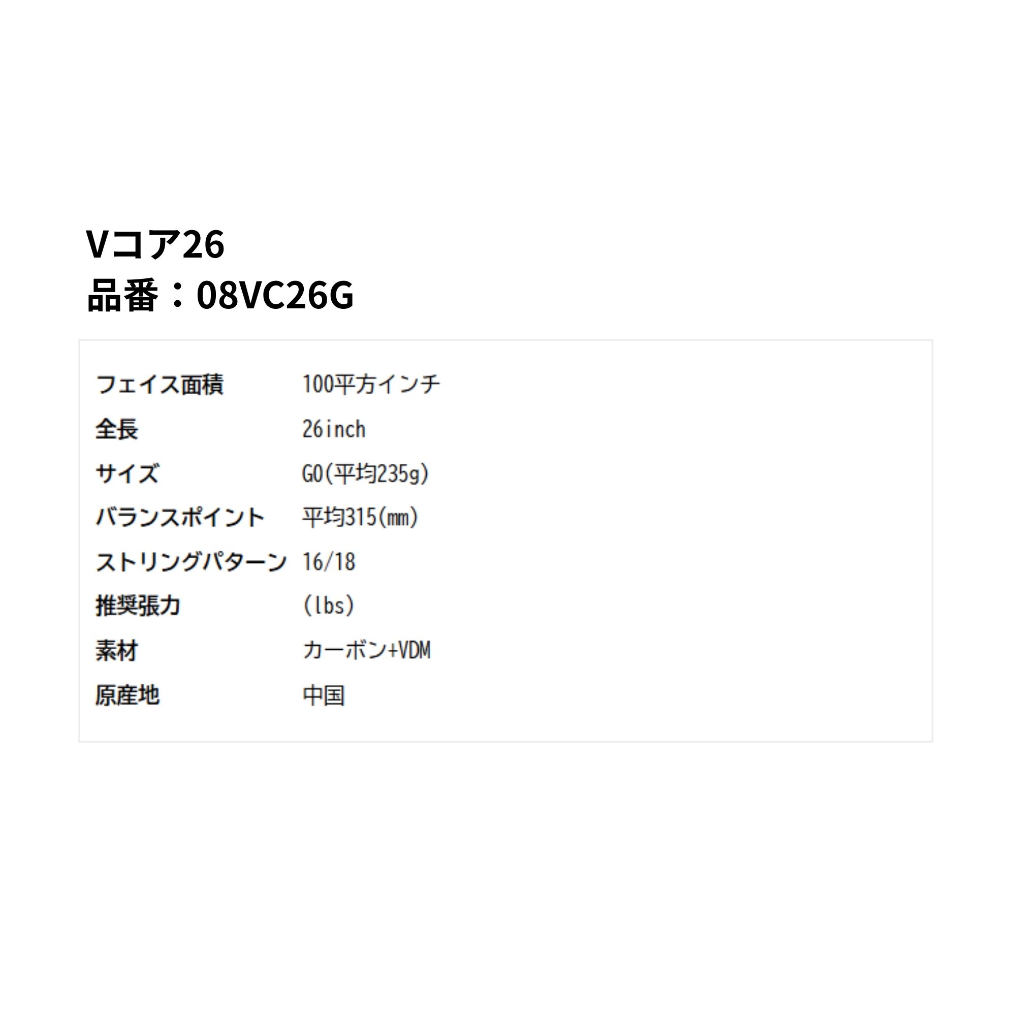 YONEX（ヨネックス） 【張り上げ済み】ヨネックス テニスラケット V