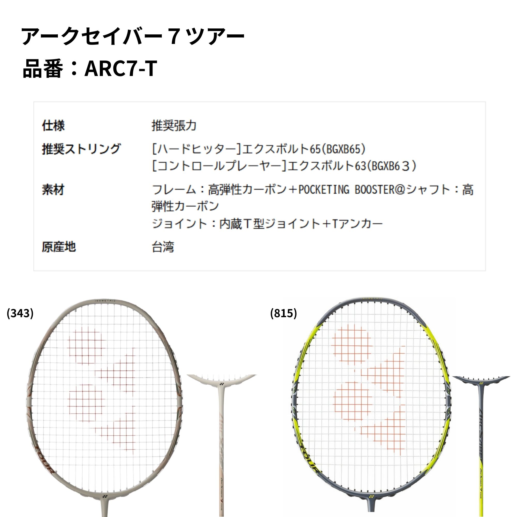 ARCSABER バドミントン用品｜スポーツ 通販 - Yahoo!ショッピング