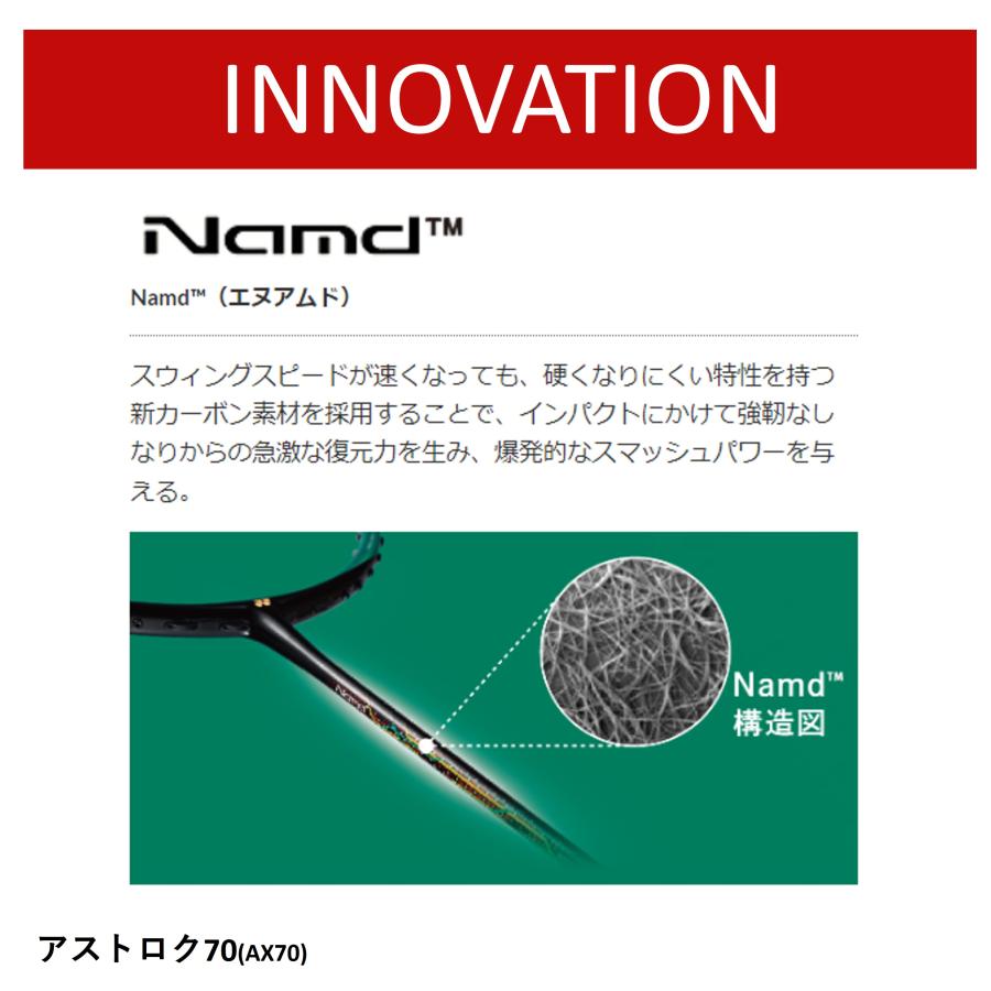 【最短出荷】【ガット代・張り代無料】YONEX ヨネックス バドミントンラケット AX70 アストロクス70 商品説明 【最短出荷】【ガット代・張り代無料】YONEX ヨネックス バドミントンラケット AX70 アストロクス70 商品説明