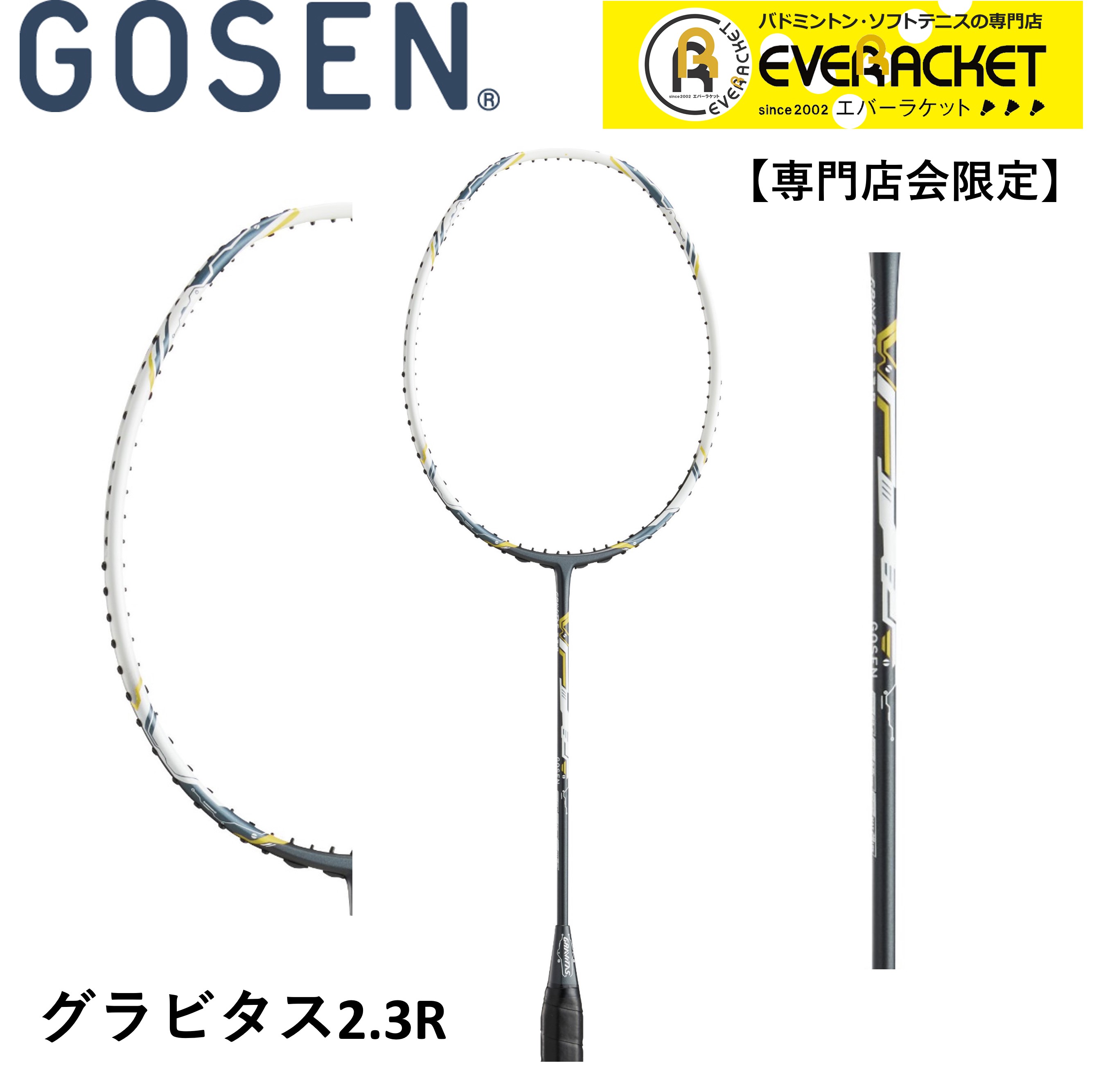 専門店会限定商品】【フレームのみ】ゴーセン GOSEN バドミントン