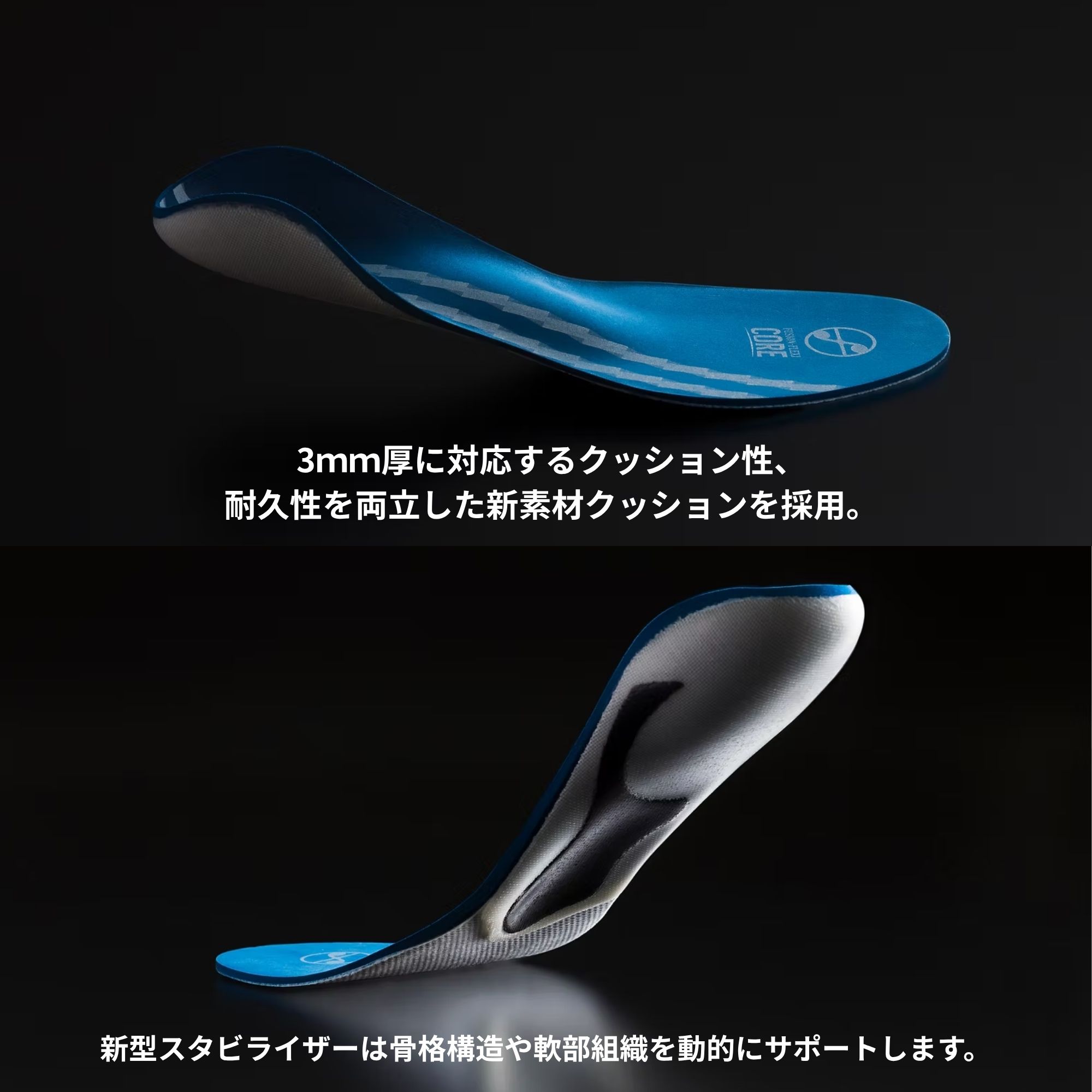 【最短出荷】松本義肢製作所 FUSION-FLEXI CORE フュージョンフレキシコア インソール 衝撃吸収 A-15 関連画像4