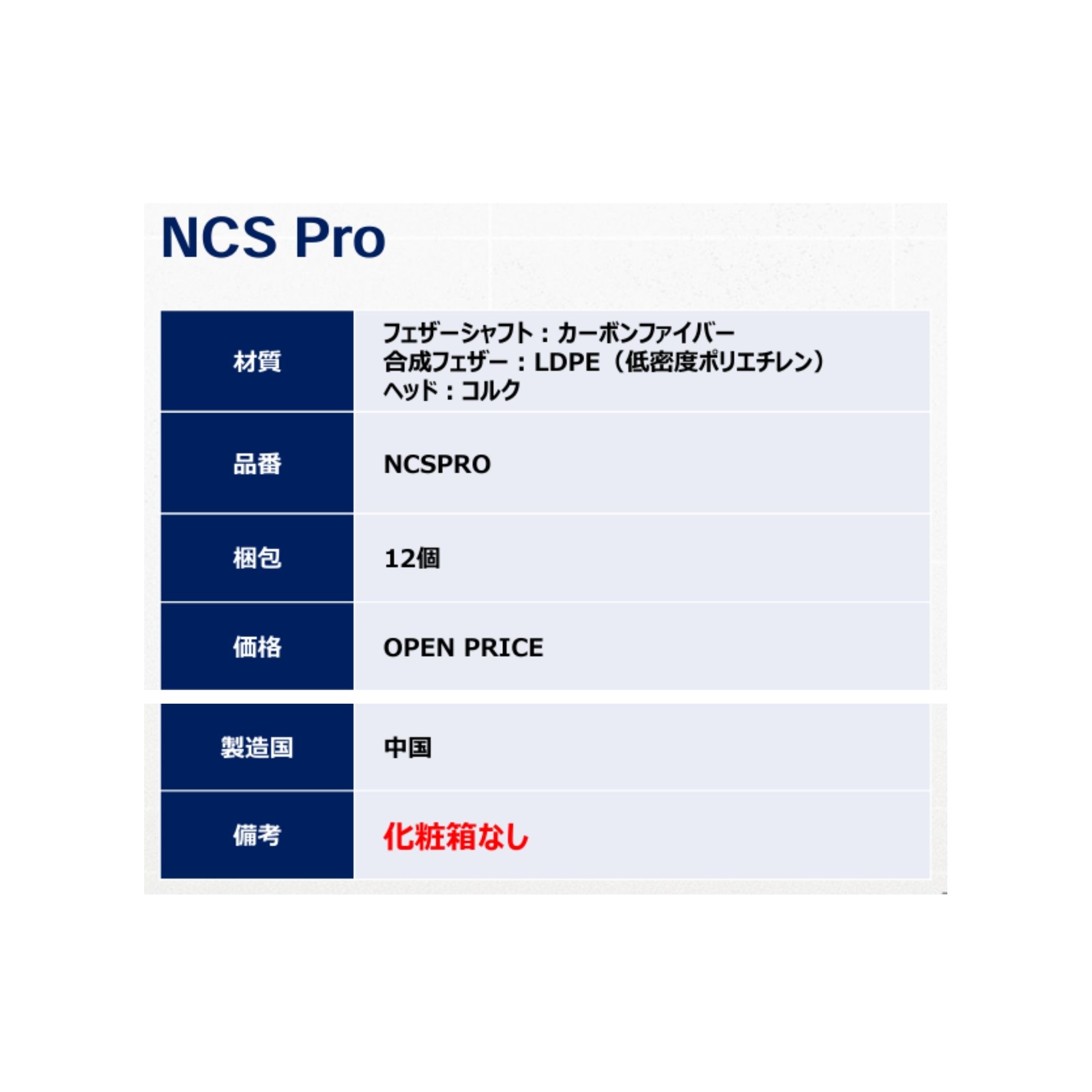 【最短出荷】【バラ売り】ビクター VICTOR シャトル NCSPRO NCSプロ バドミントン カーボンシャトル 人工シャトル 練習 高品質 コスパ 試合 B-2 B-3 関連画像1