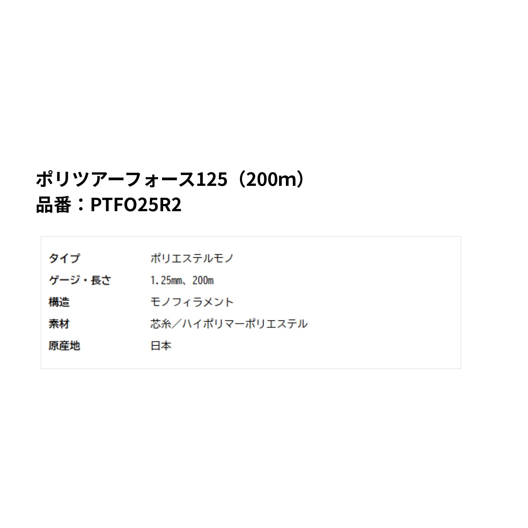 【最短出荷】ヨネックス YONEX テニスストリング　ガット ポリツアーフォース125（200m） PTFO25R2 硬式テニス