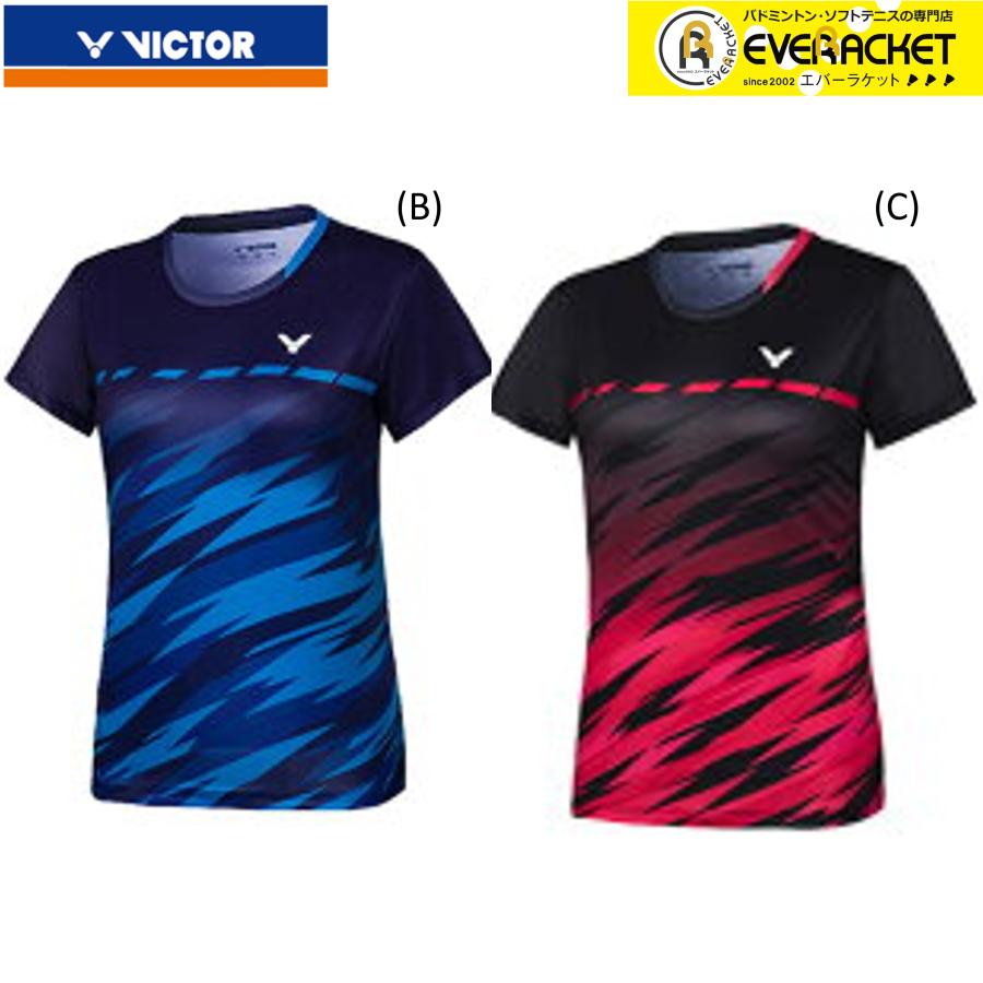 ビクター VICTOR ウエア レディース ゲームシャツ T-11008 バドミントン｜ever-racket