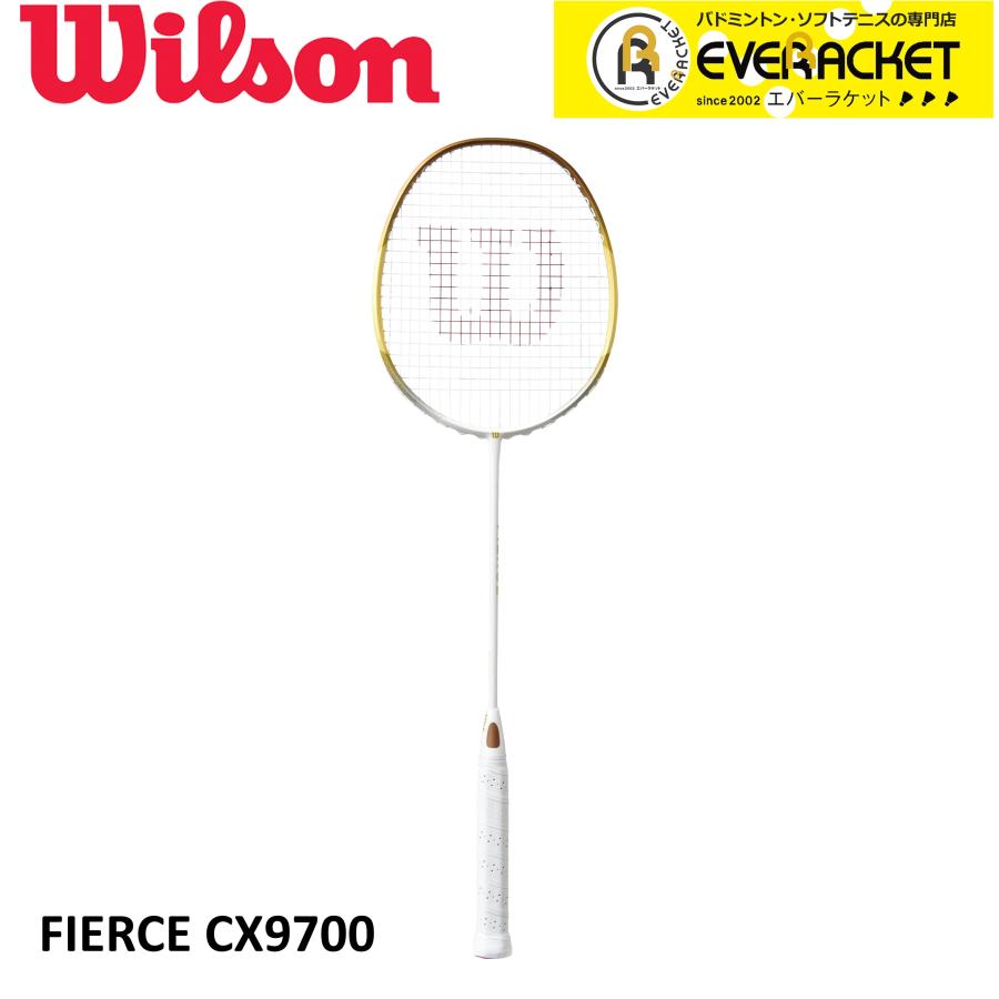 【最短出荷】【ガット代・張り代無料】Wilson ウイルソン バドミントン バドミントンラケット FIERCE CX9700 WR099111S2｜ever-racket