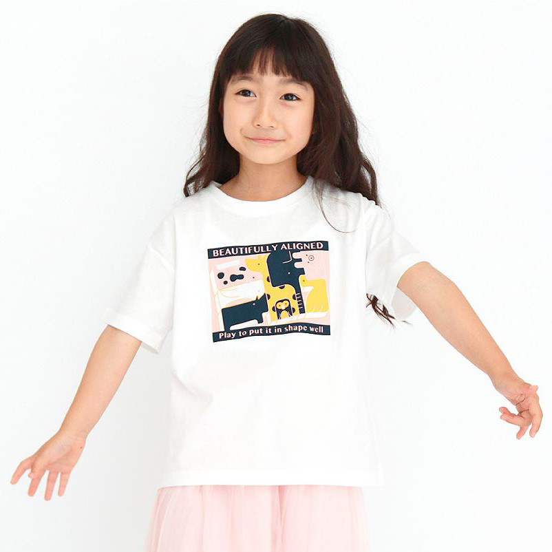 Tシャツ 子供服 プリント 半袖Tシャツ 半袖 夏 夏服 キッズ ベビー 子ども服 こども服 女の子 男の子 おしゃれ 80 90 100 110 120 130 140 150 160 春夏｜evercloset｜14