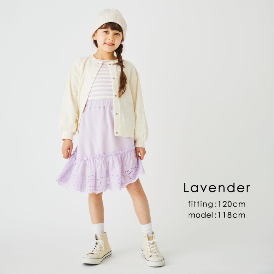 子供服 アシンメトリースカート 女の子  子ども服 キッズ スカート スウェット 90 100 110 120 130 140 綿 コットン  春夏｜evercloset｜04