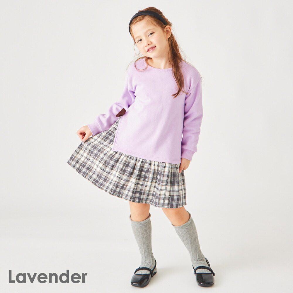 ever closet（エバークローゼット） 子ども服 裏起毛 ワンピース