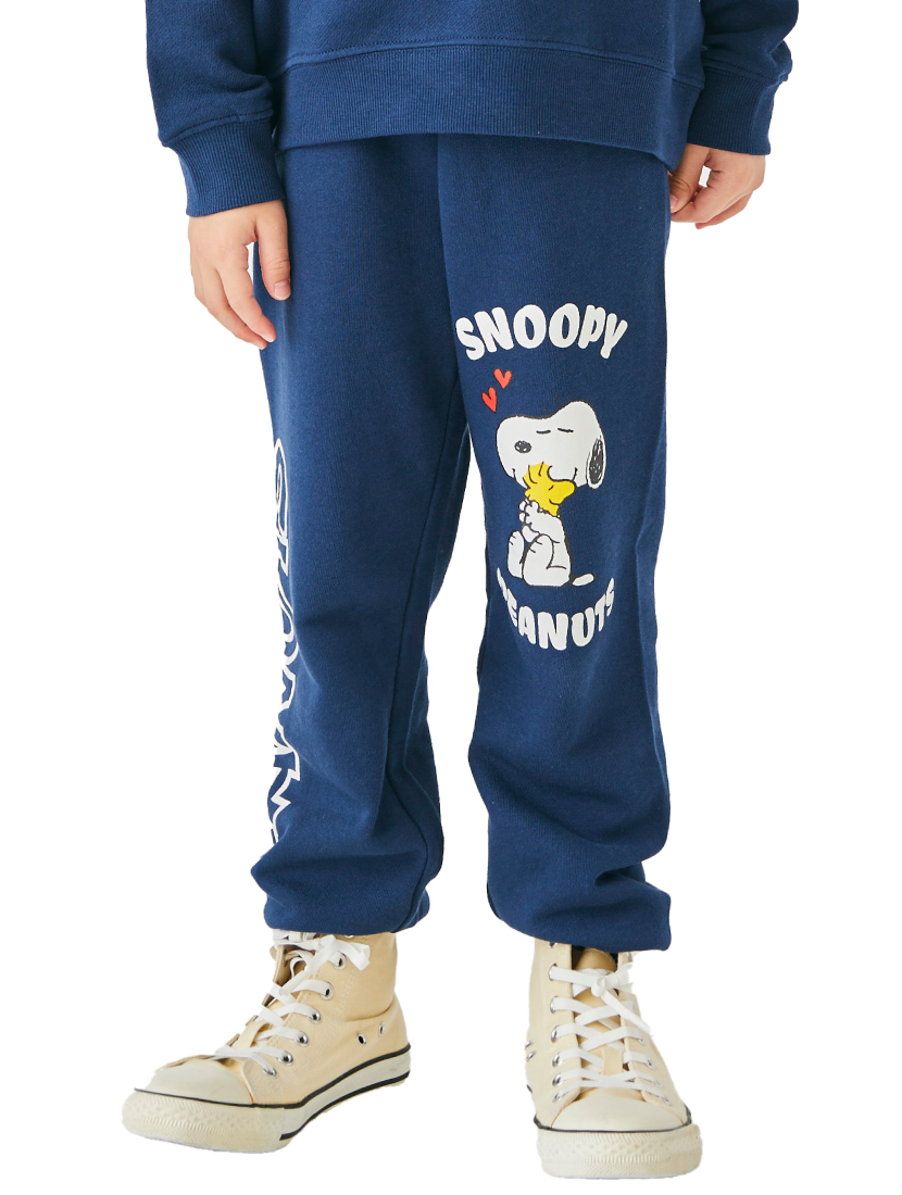 子供服 パンツ スヌーピー スウェット スウェットパンツ 女の子 キッズ 子供 男の子 秋 ズボン 長ズボン snoopy peanuts 90 100 110 120 130 140 ever closet｜evercloset｜04