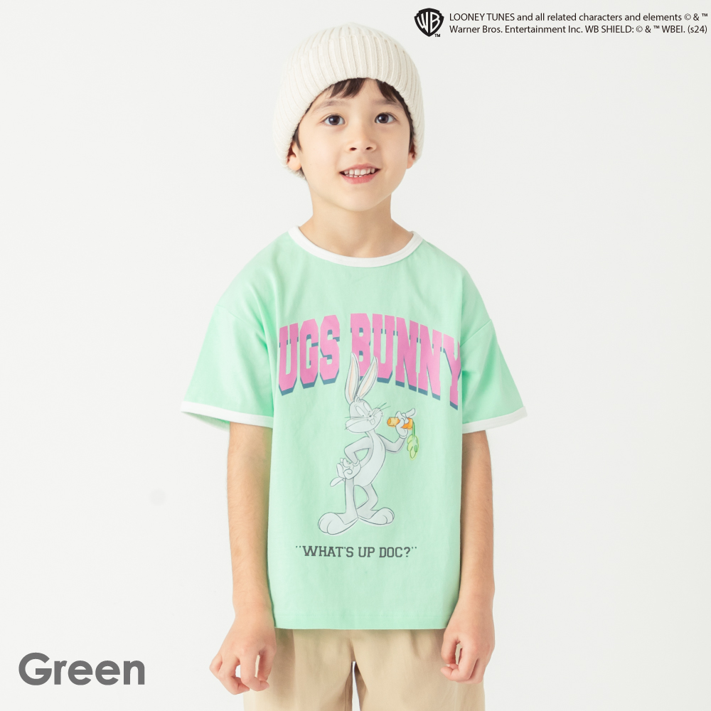 子供服 Tシャツ 半袖 ルーニー・テューンズ リンガーT キッズ ベビー 子供 キッズ服 女の子 男...