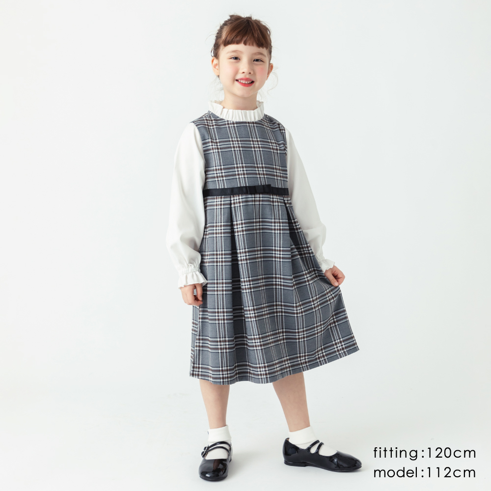 ever closet（エバークローゼット） 子供服 ワンピース チェック 卒業