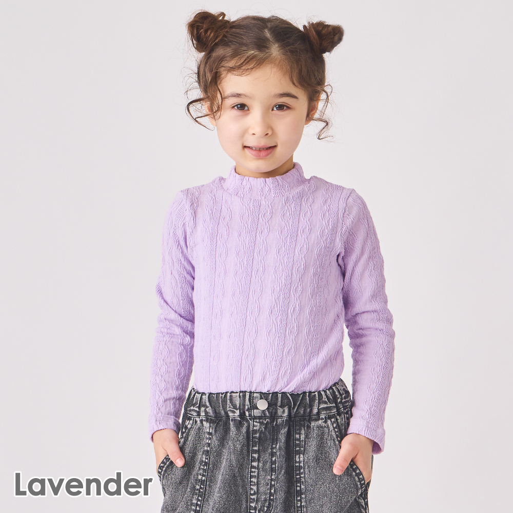 ever closet（エバークローゼット） 子ども服 ハイネック Tシャツ