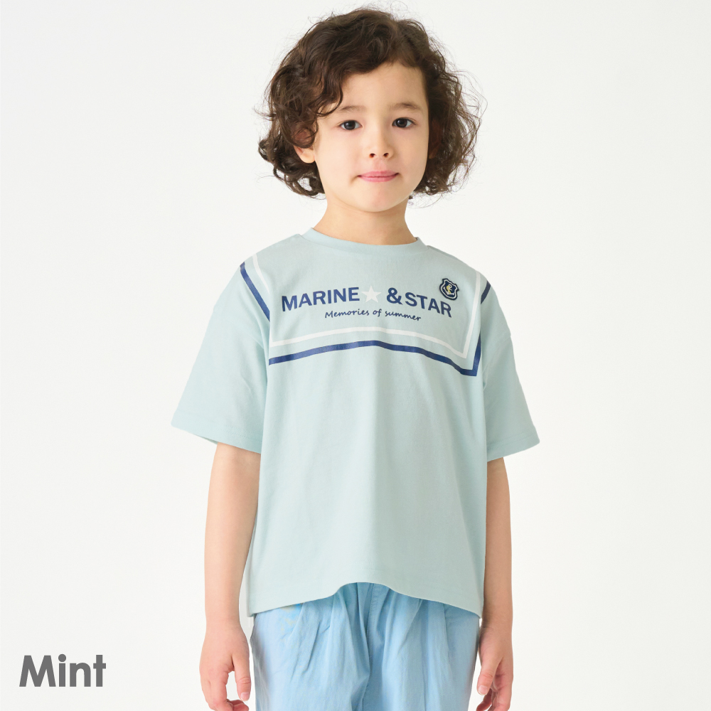 ever closet（エバークローゼット） 子ども服 マリン風 Tシャツ ベビー
