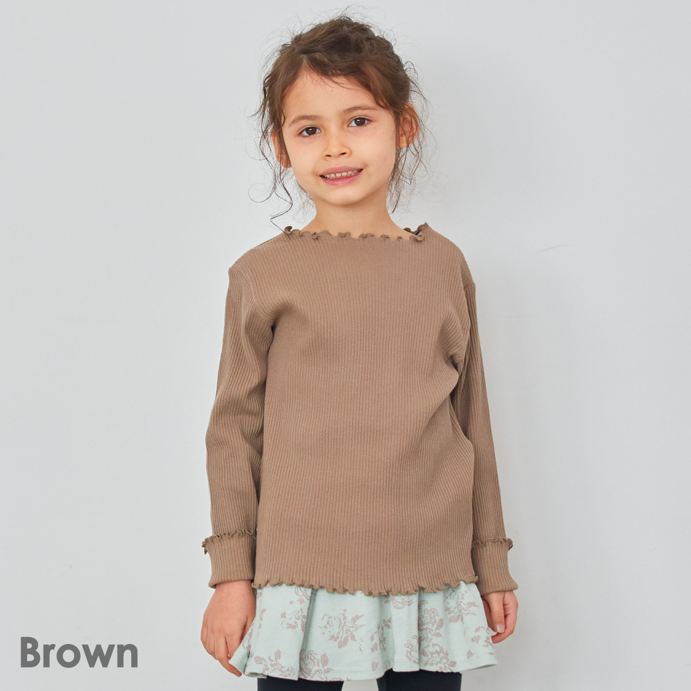 ever closet（エバークローゼット） 子ども服 リブ Tシャツ ベビー 