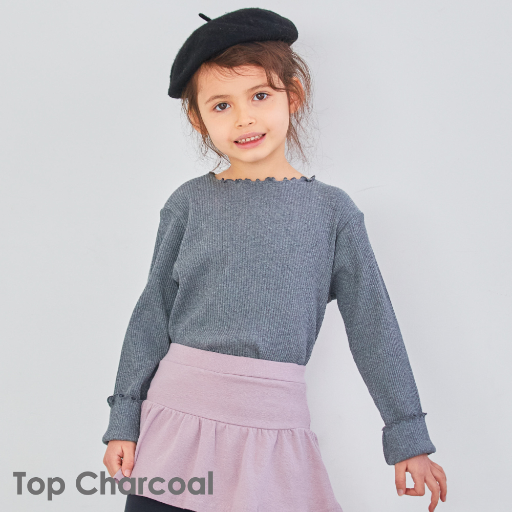 ever closet（エバークローゼット） 子ども服 リブ Tシャツ ベビー