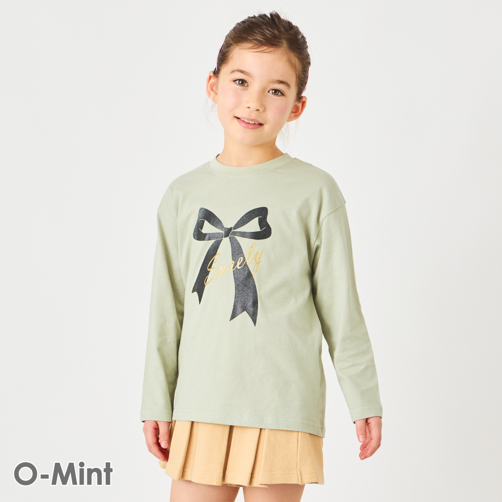ever closet 子ども服 プリント 長袖 Tシャツ ベビー キッズ