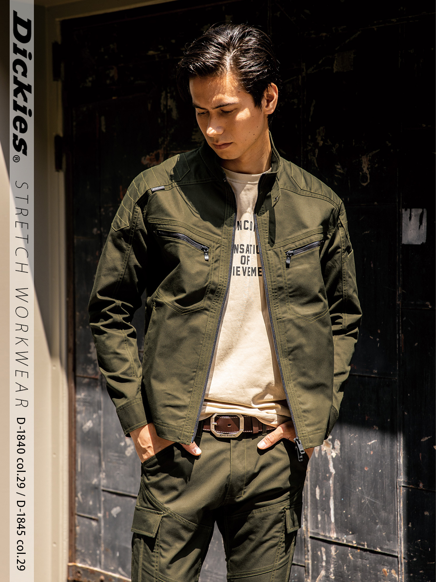 Dickies ディッキーズ 長袖ジャケット 長袖ブルゾン ストレッチ 単品 