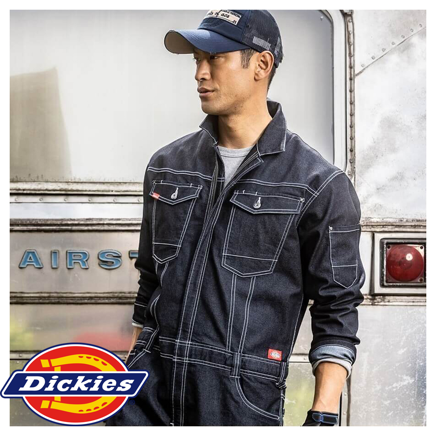 作業服 つなぎ 長袖 続服 レディース メンズ ディッキーズ Dickies