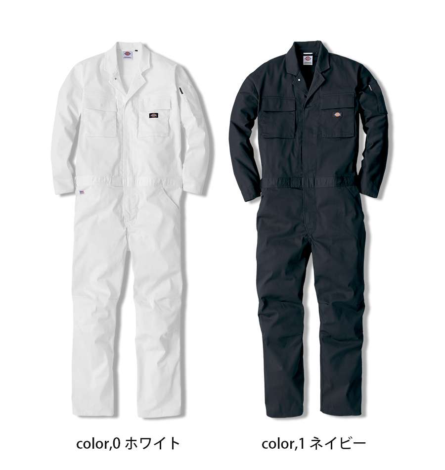 作業服 つなぎ 長袖 続服 レディース メンズ ディッキーズ Dickies ストレッチ オーバーオール 作業着 通年 春夏秋冬 おしゃれ D-766 SS〜5L 大きいサイズ｜everest-work｜14